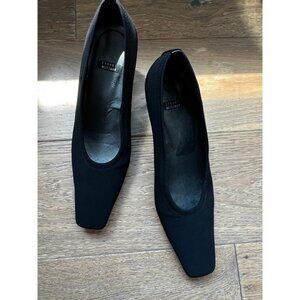 Staurt Weitzman womens size 9.5 black classic pumps heels